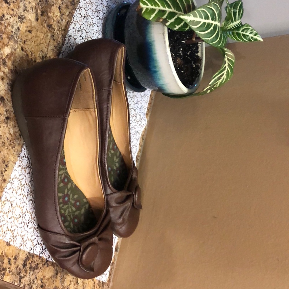 Brown shoes